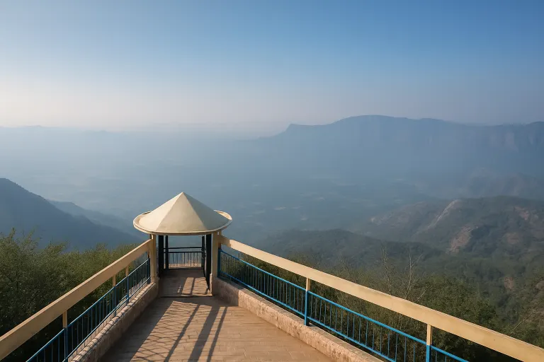 Panoramic valley view from Seekuparai viewpoint